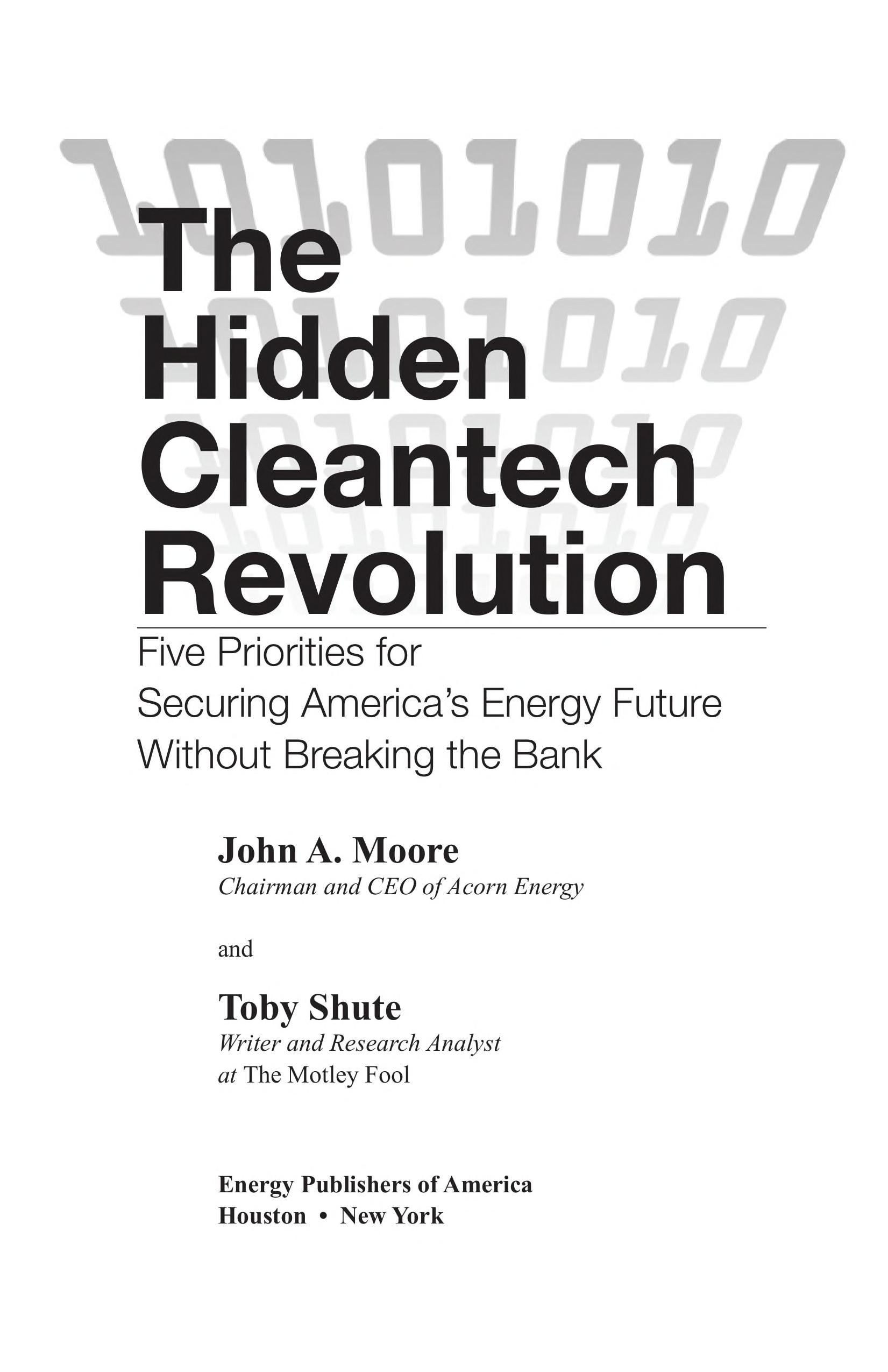 The hidden cleantech revolution