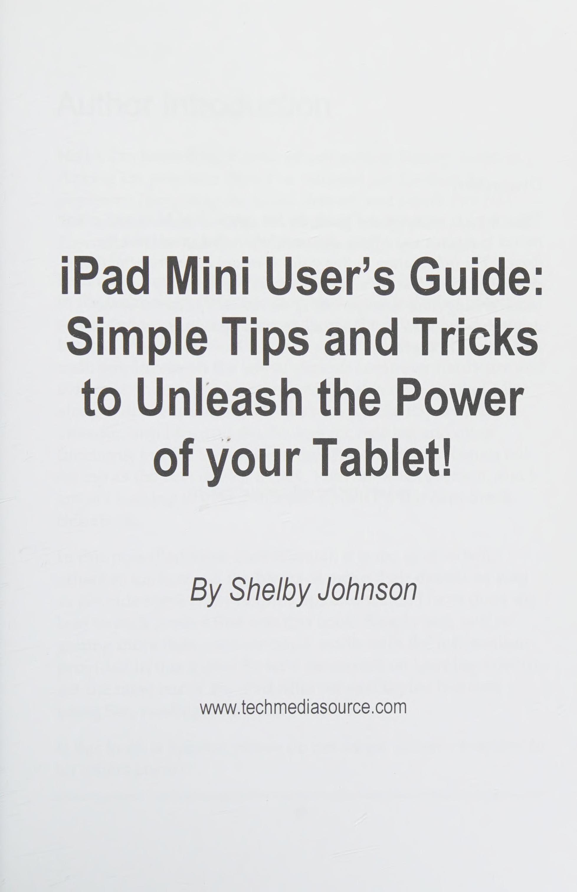 IPad mini user s guide