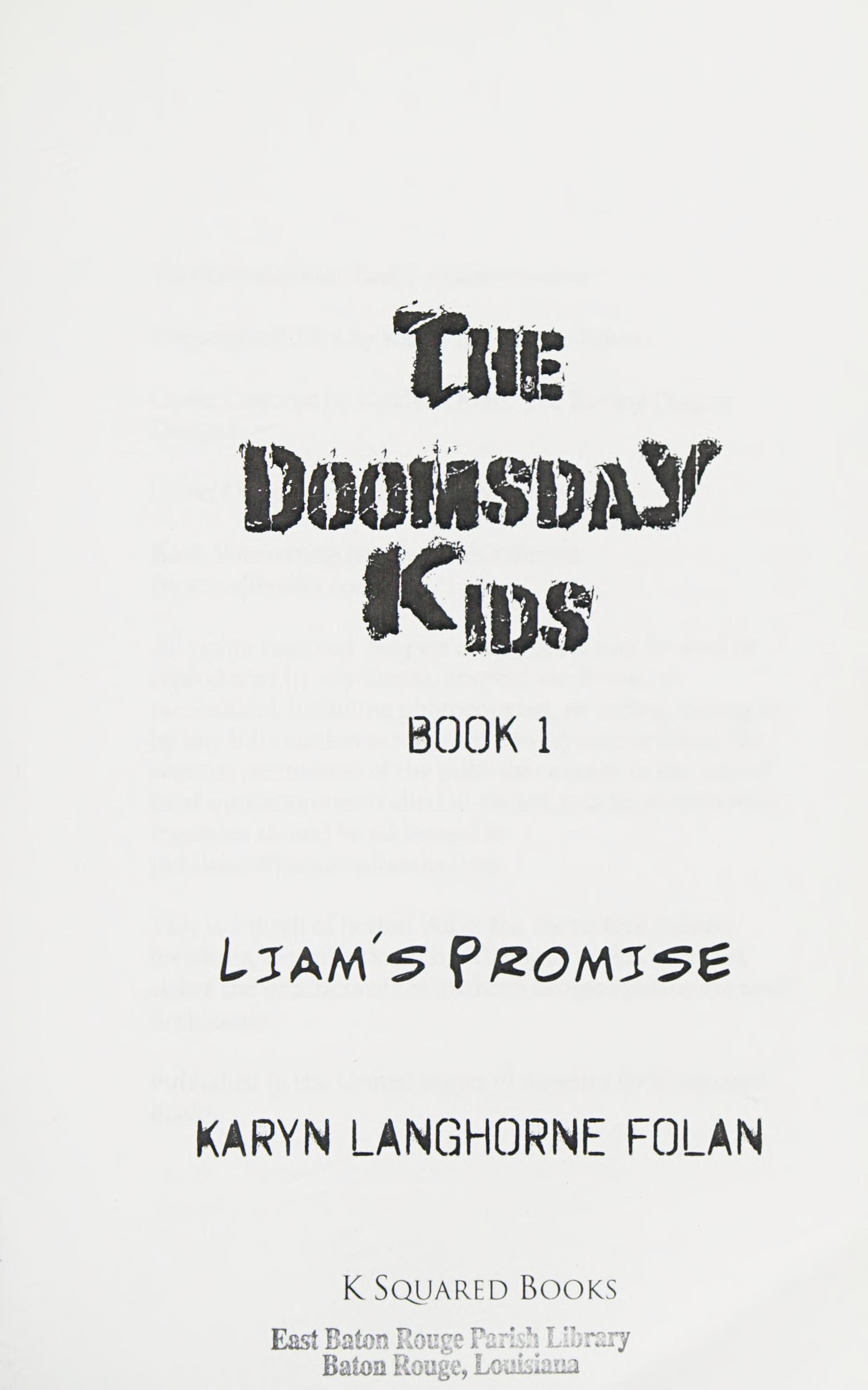 Liam s promise