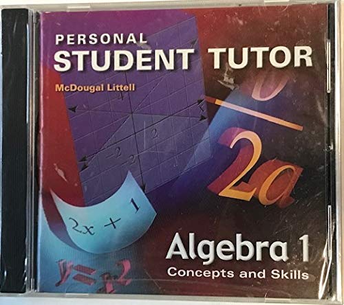 Algebra 1, Grade 8 Personal Student Tutor Cd-Rom