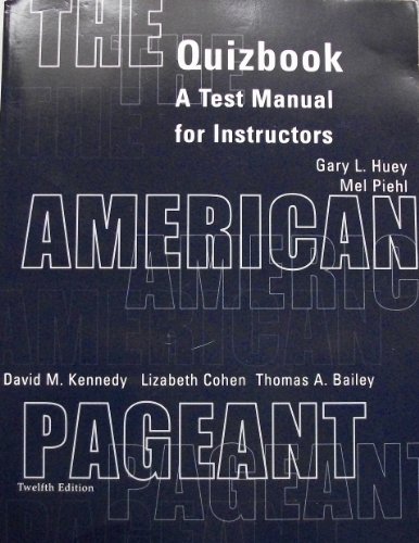 The American Pageant Quizbook