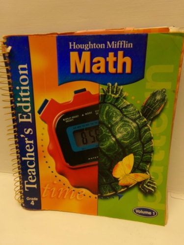 Houghton Mifflin Math, Grade 4, Vol. 1, Teacher's Edition