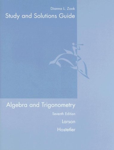 Algebra and Trigonometry