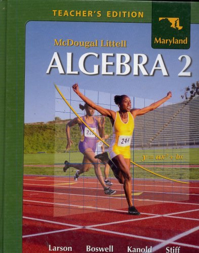 Algebra 2 Maryland Teacher'S Edition