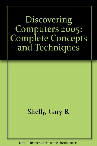 Discovering Computers 2005