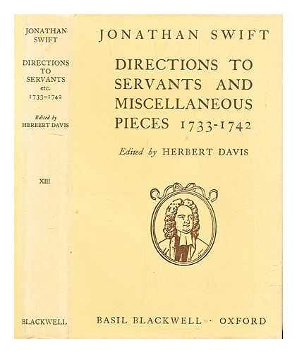 Directions to Servants and Miscellaneous Pieces, 1733-1742