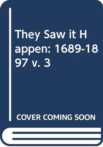 They Saw It Happen