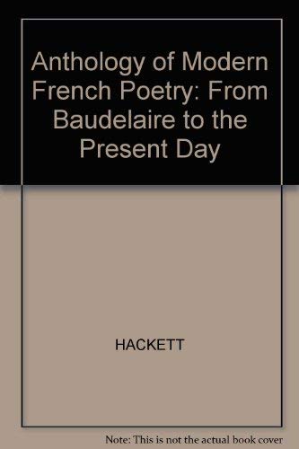 Anthology Of Modern French Poet
