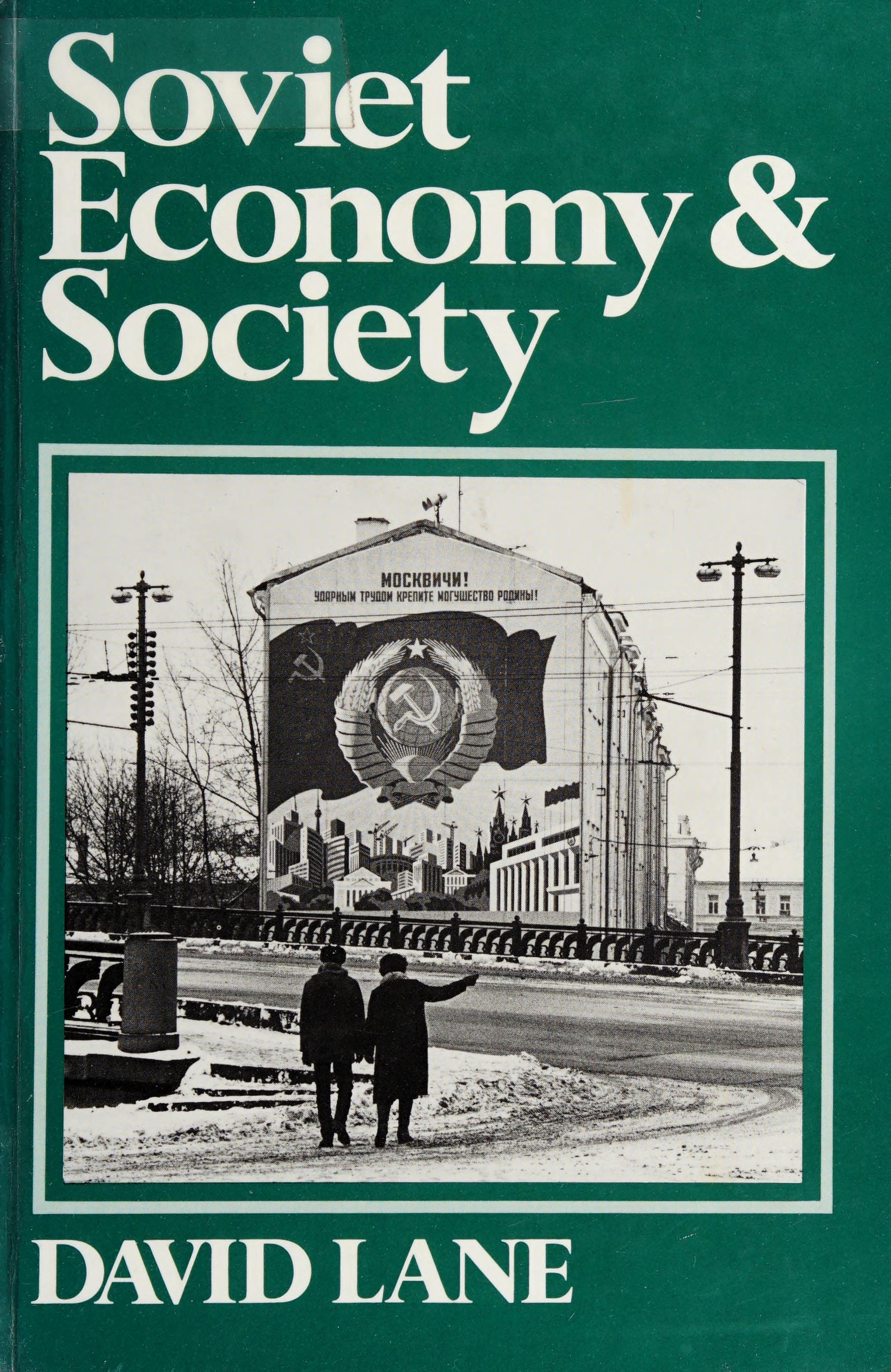 Soviet Economy And Society