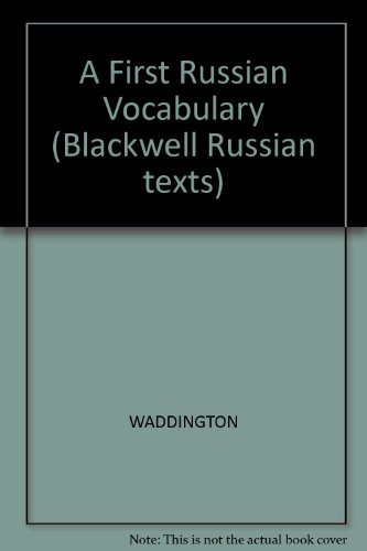 A First Russian Vocabulary