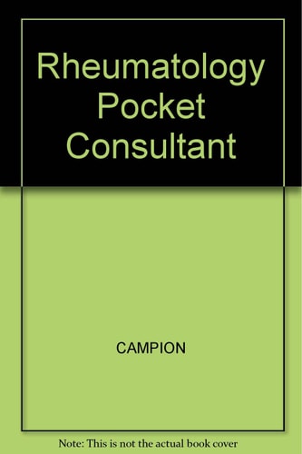 Rheumatology Pocket Consultant