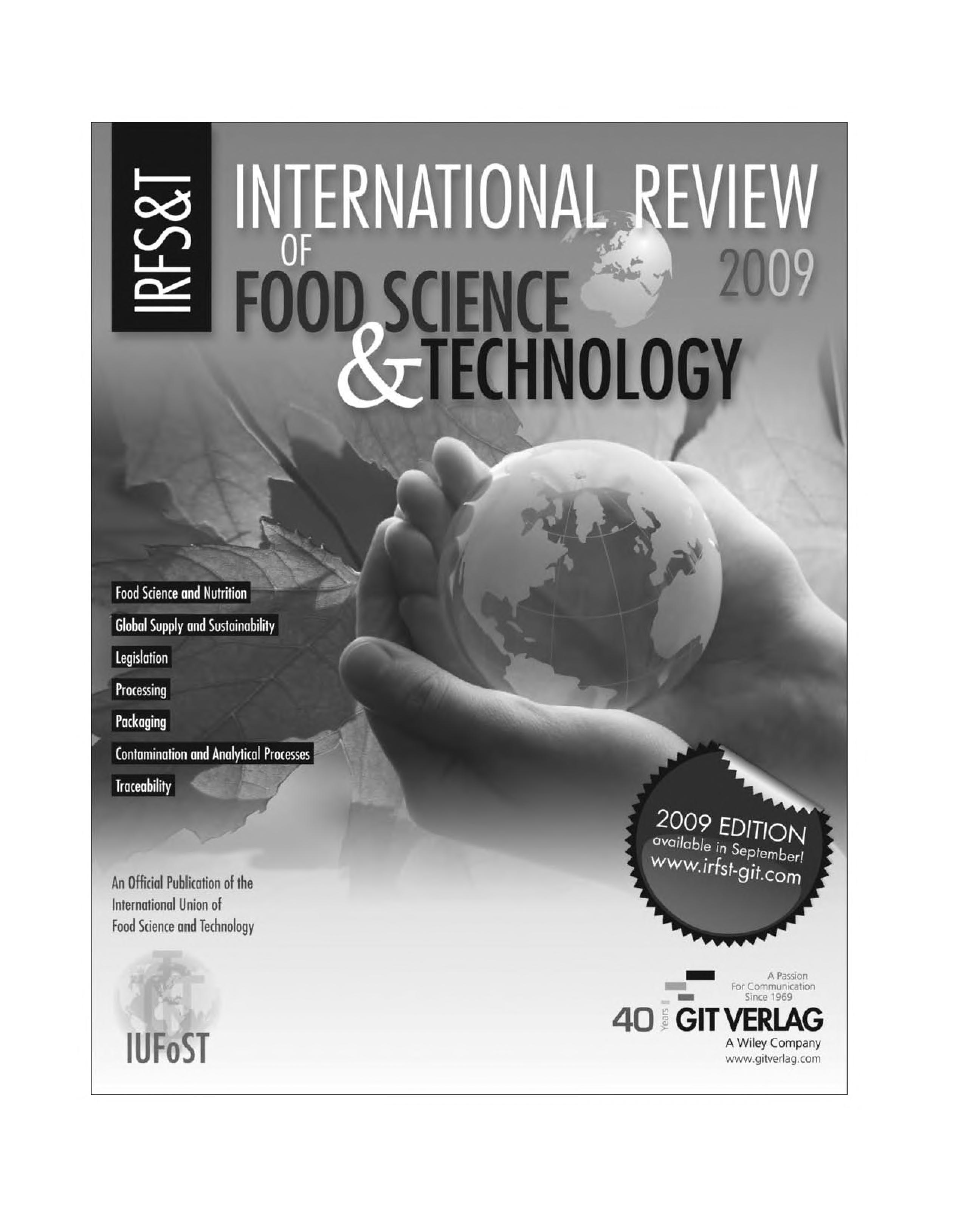 Food Science And Technology
