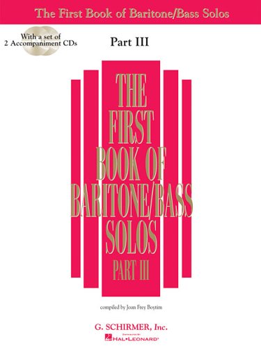 First Book Of Baritone/Bass Solos - Part Iii