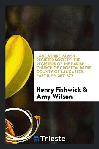 Lancashire Parish Register Society