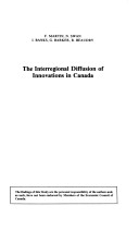 The Interregional Diffusion of Innovations in Canada