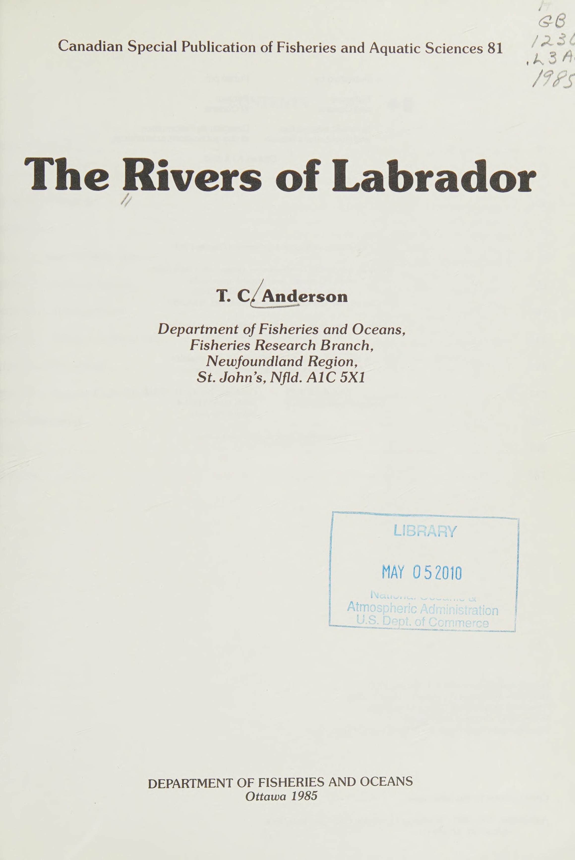 The Rivers Of Labrador