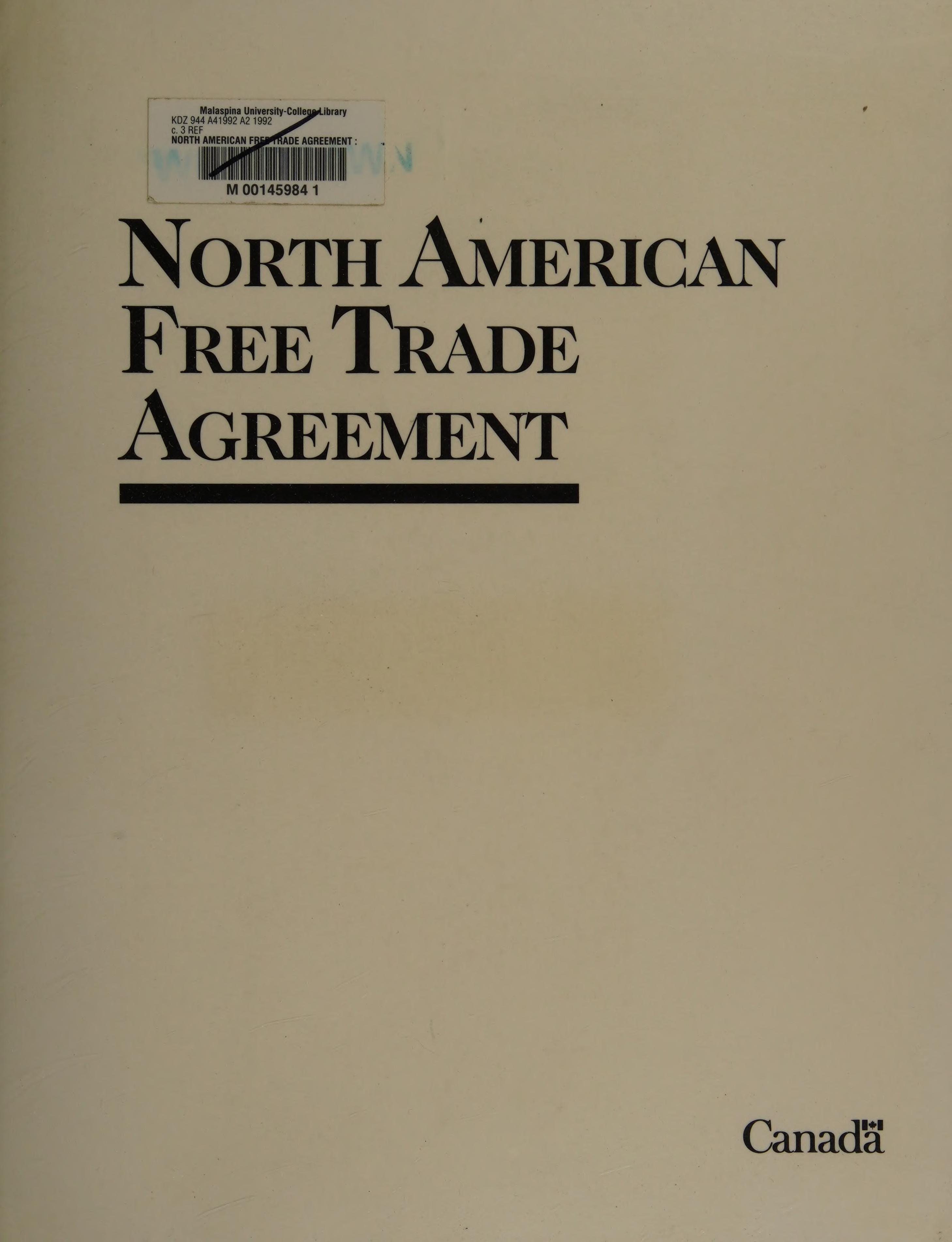 North American Free Trade Agreement