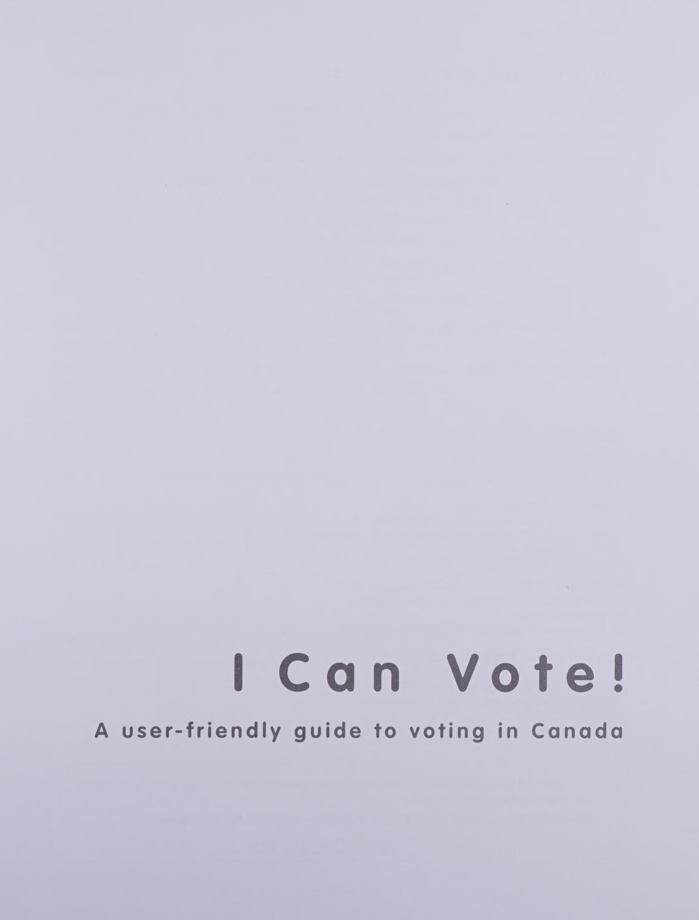 I Can Vote!