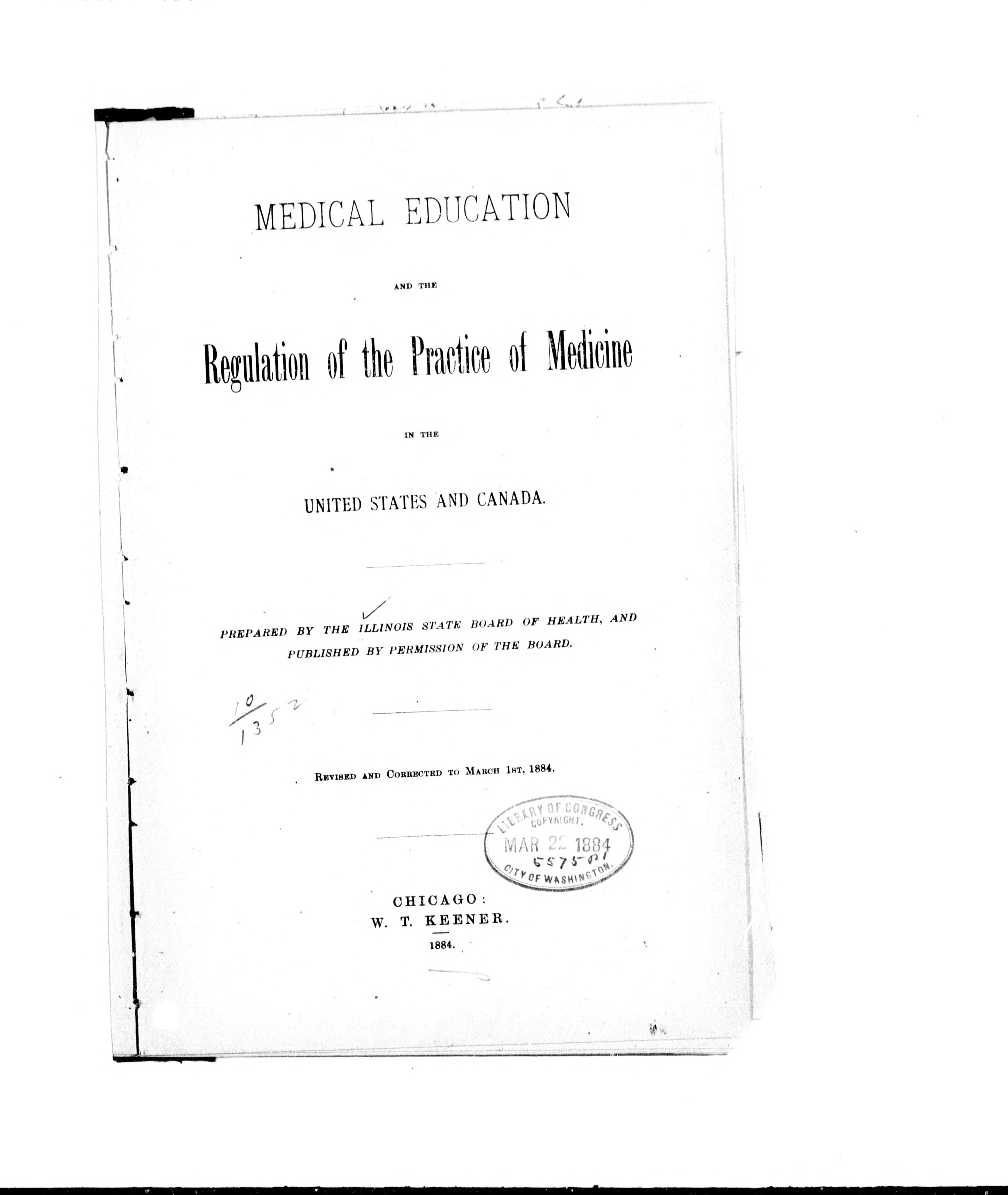 Medical Education And The Regulation Of The Practice Of Medicine In The United States And Canada