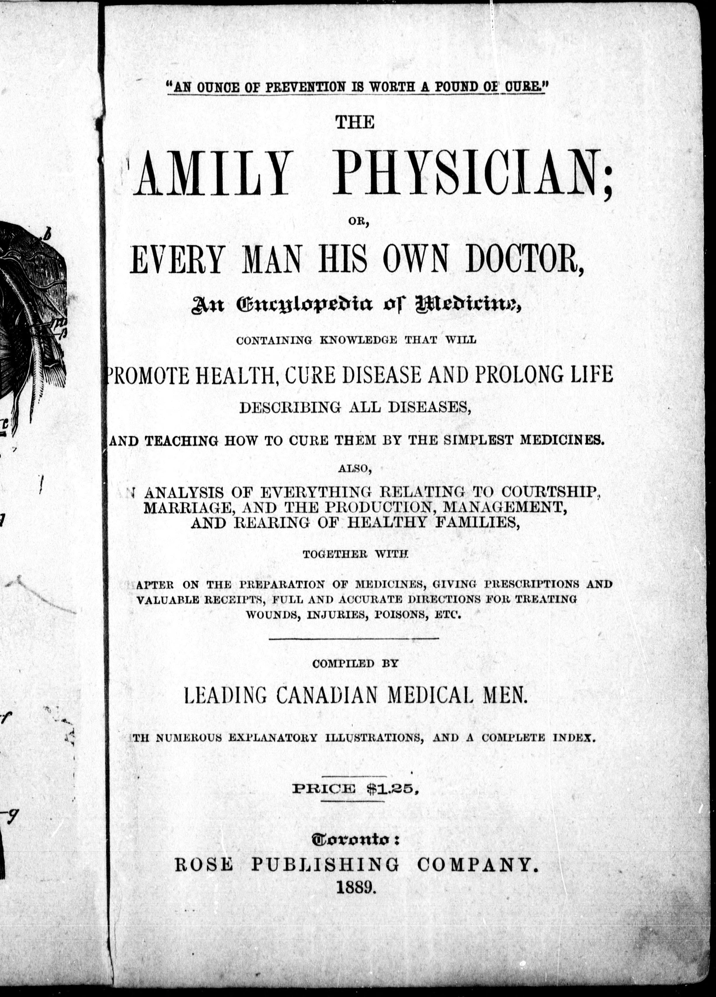 The Family Physician, or, Every Man His Own Doctor