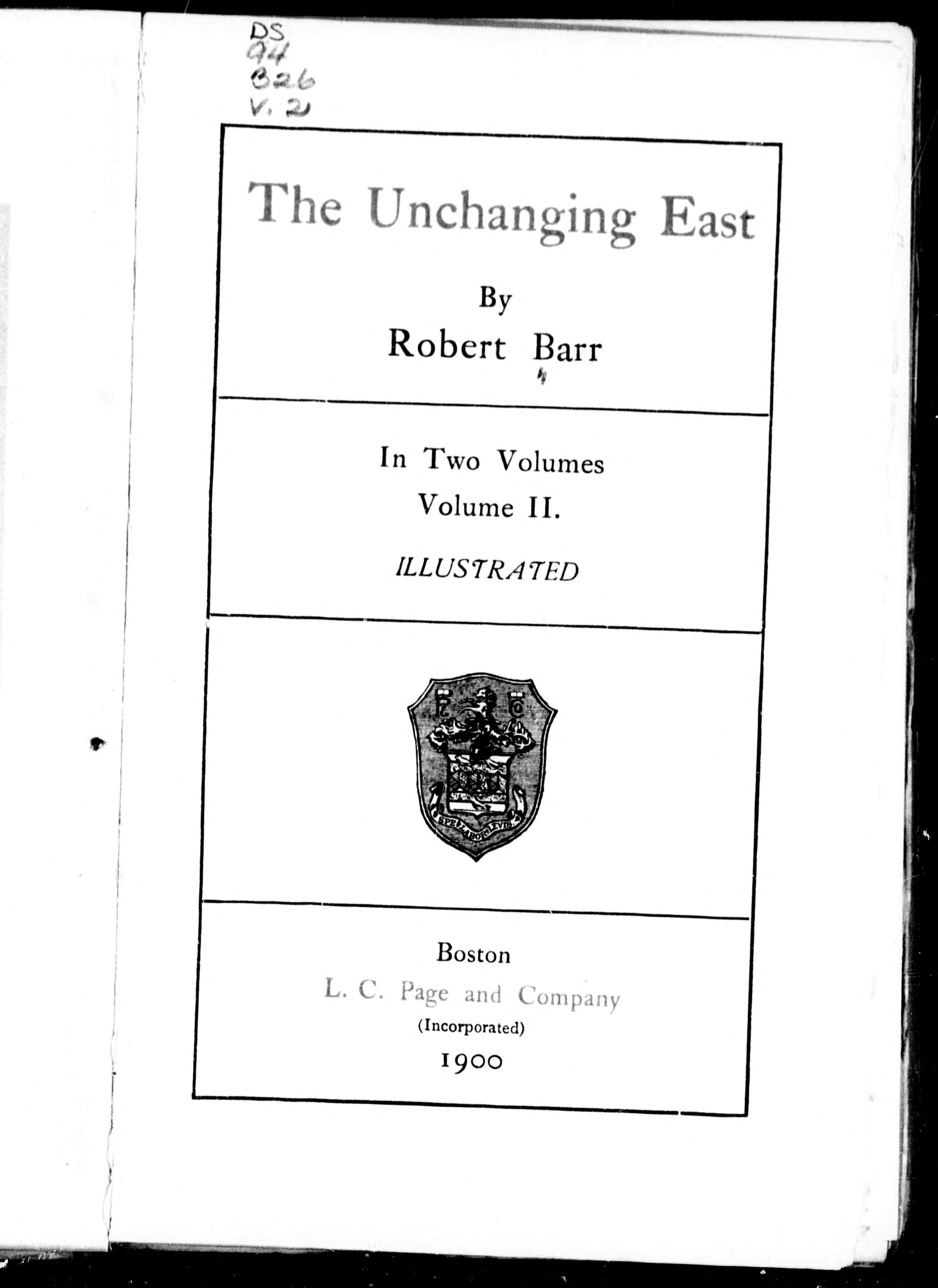 The Unchanging East