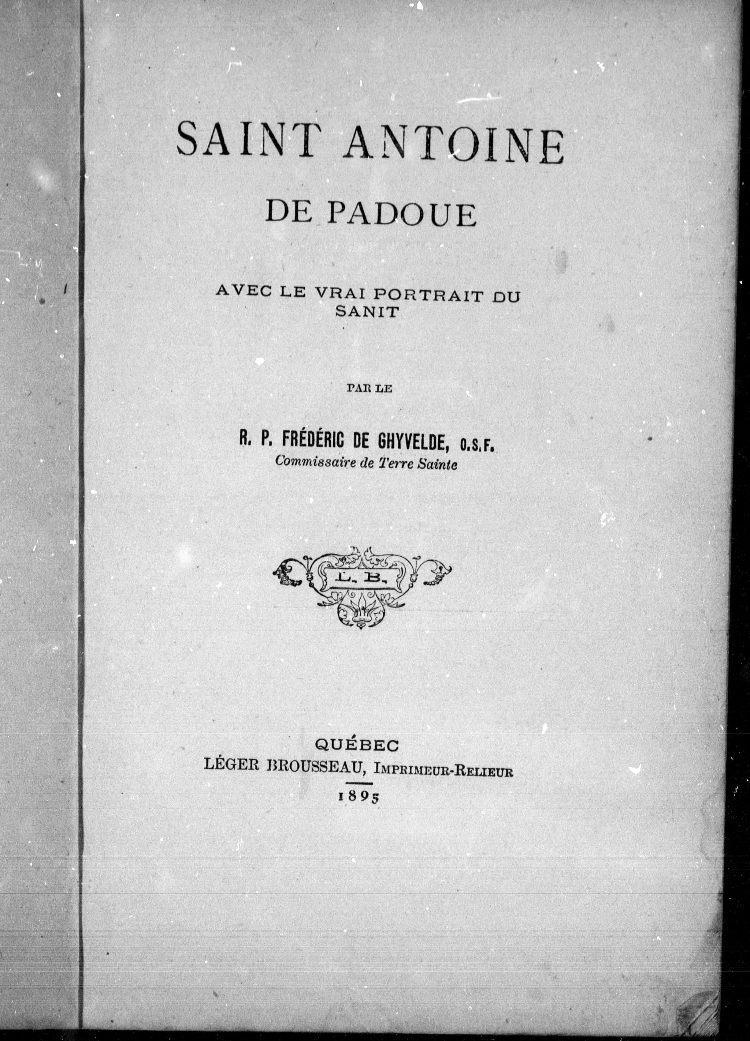 Saint Antoine De Padoue