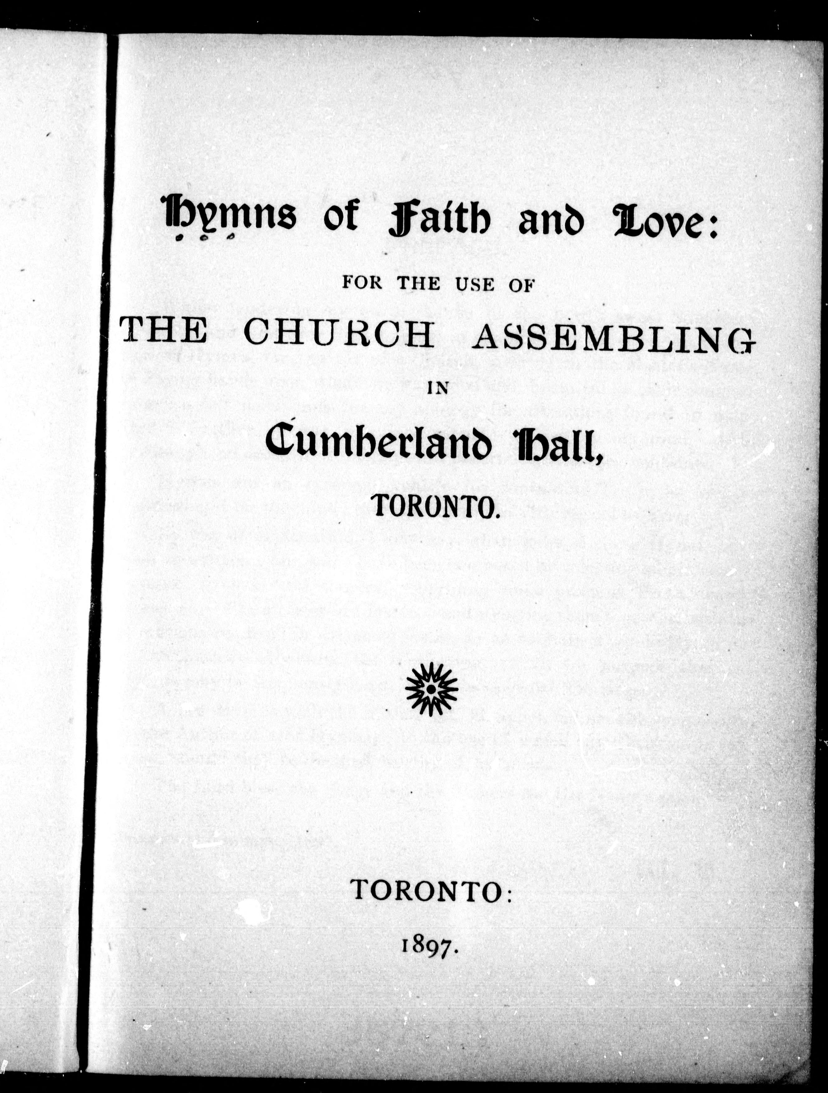 Hymns of Faith and Love