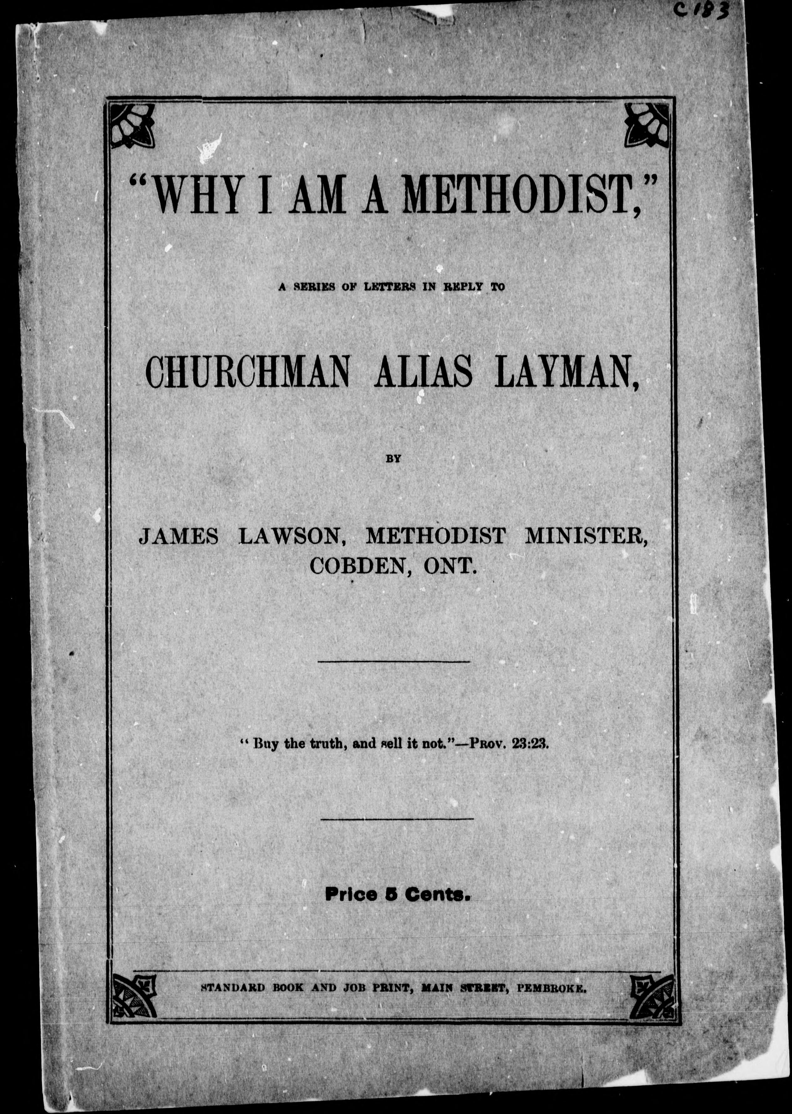 Why I am a Methodist