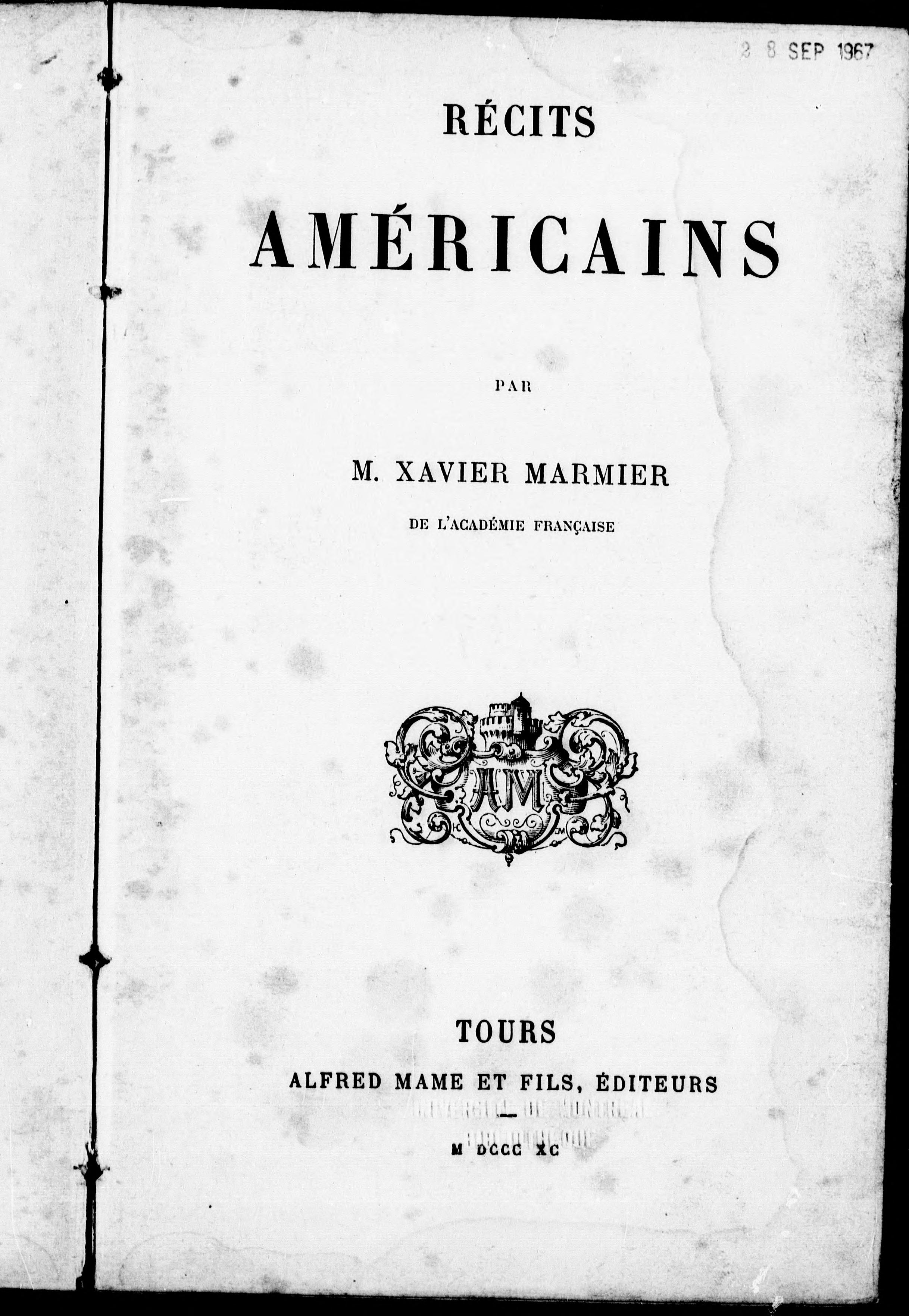 Récits Américains