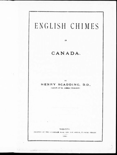 English Chimes in Canada