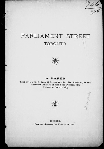 Parliament Street, Toronto