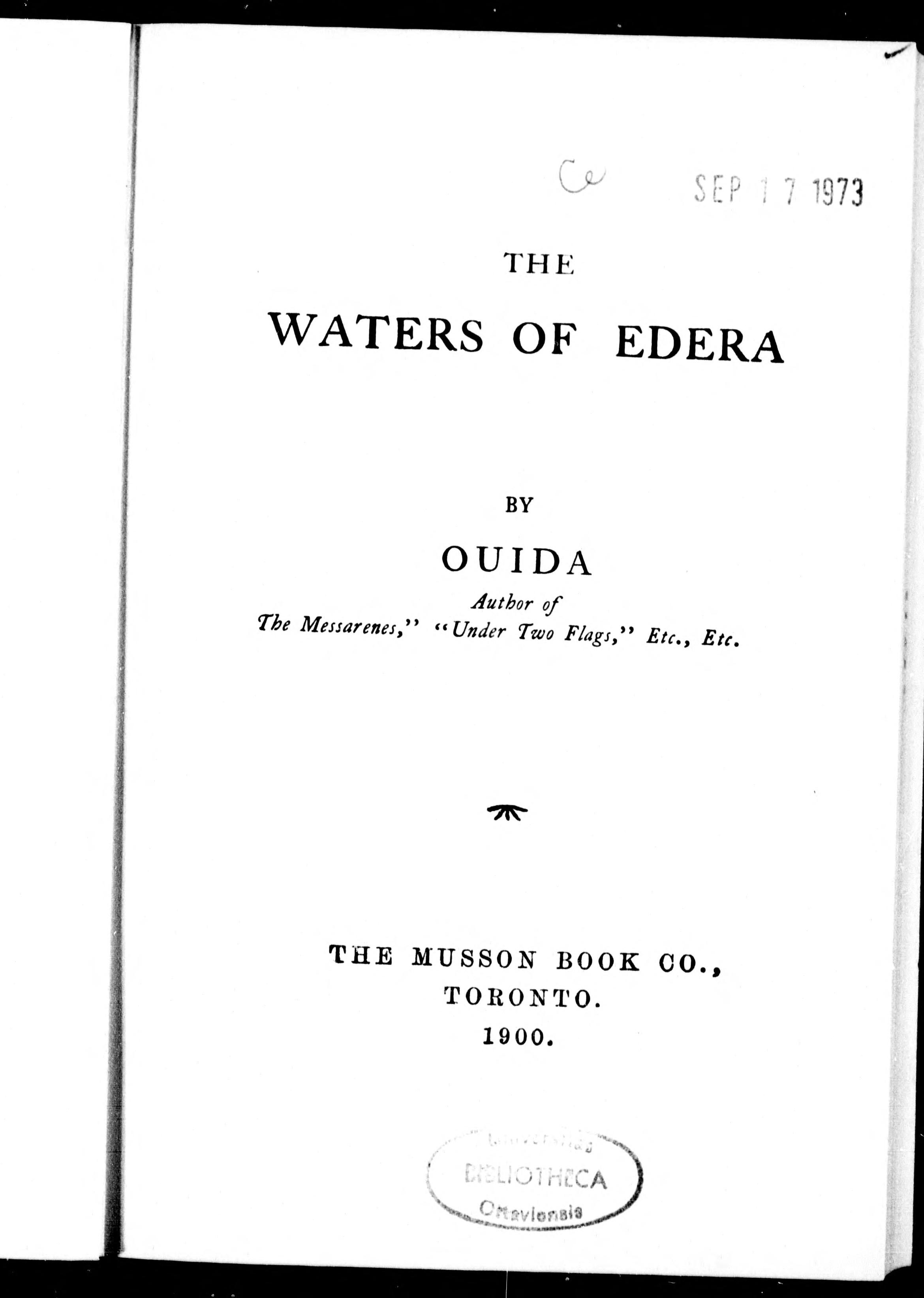 The Waters of Edera