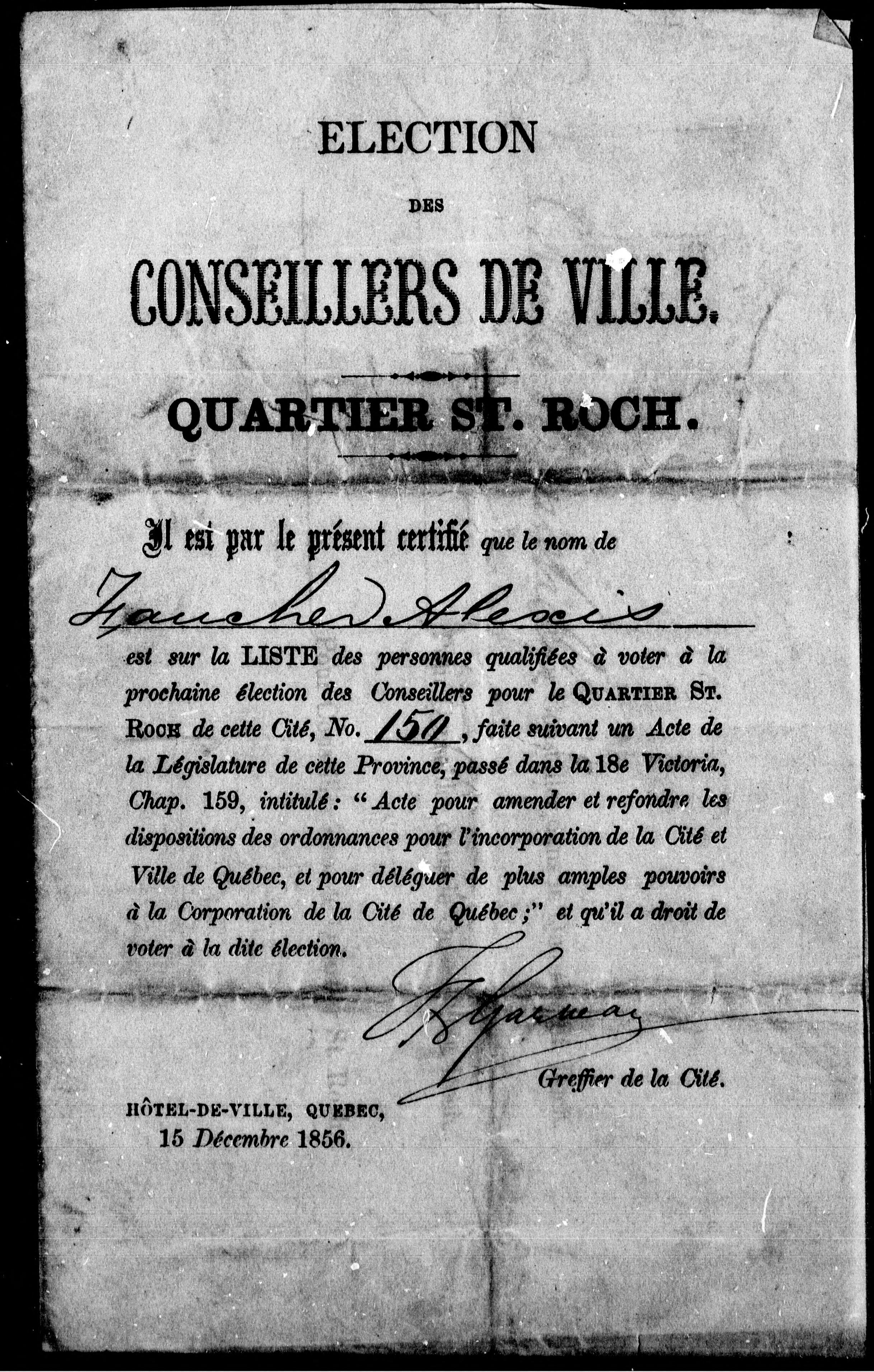 Élection Des Conseillers De Ville