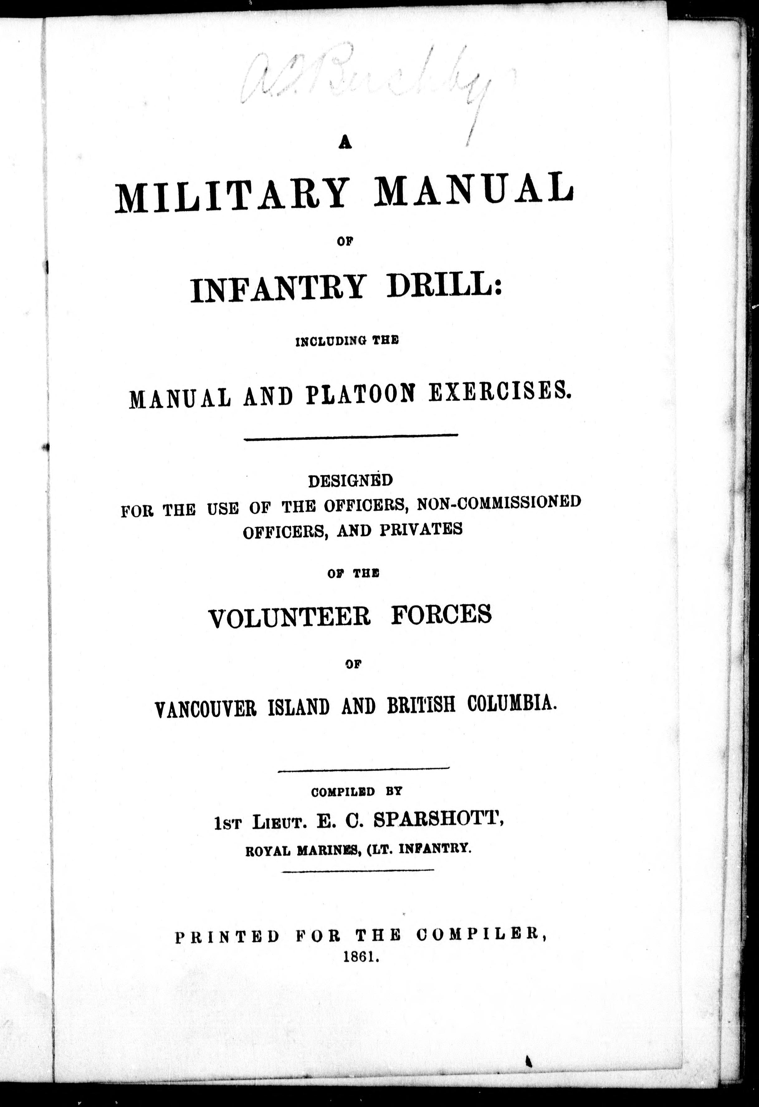 A Military Manual of Infantry Drill