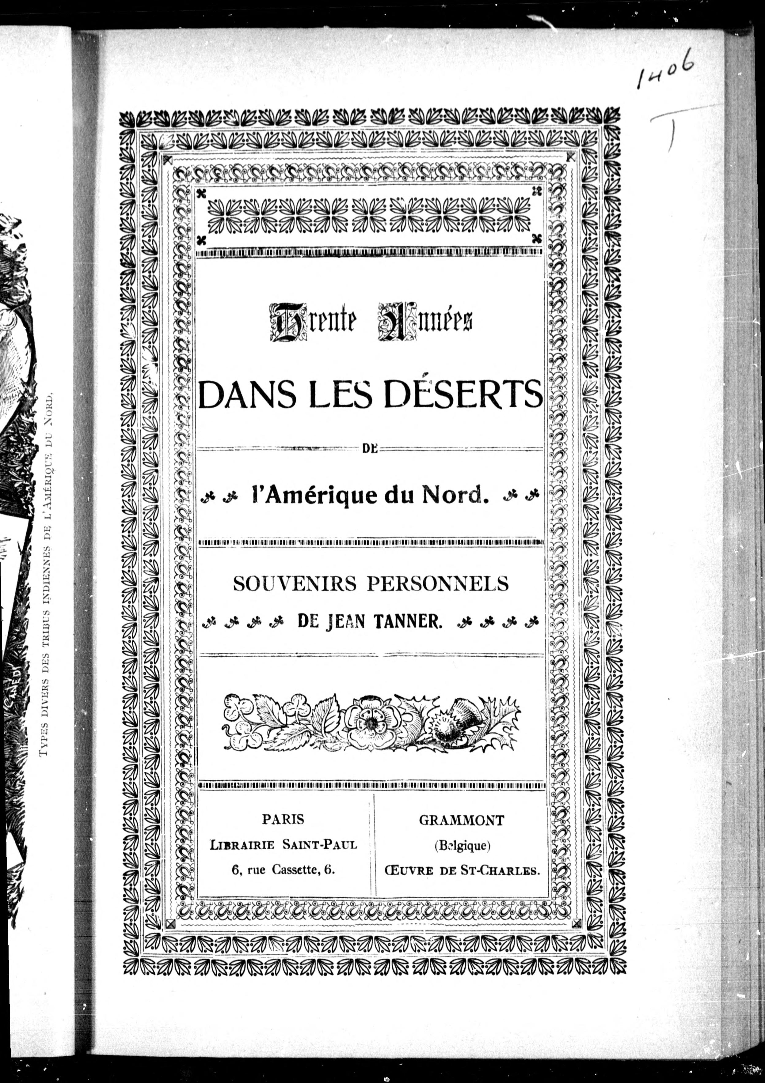 Trente Années Dans Les Déserts De L'Amérique Du Nord