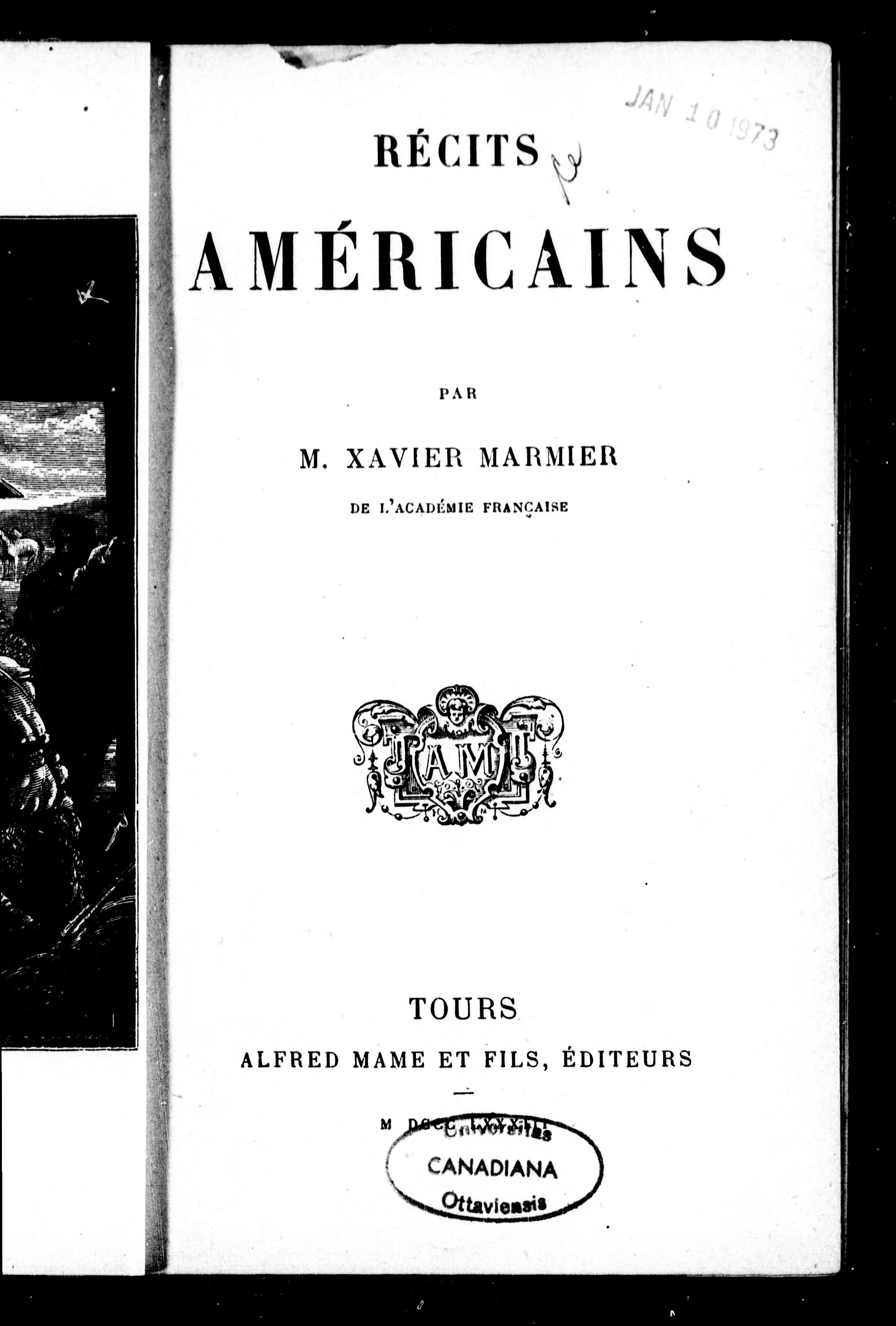 Récits Américains