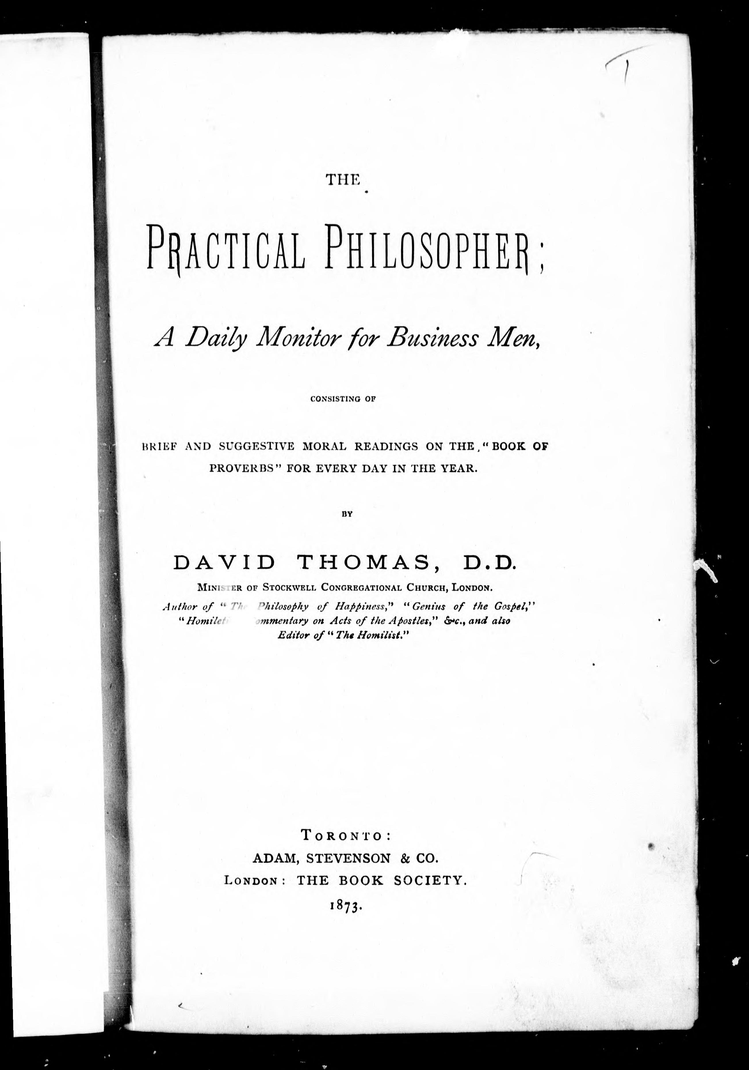 The Practical Philosopher