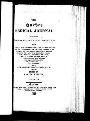 The Quebec Medical Journal