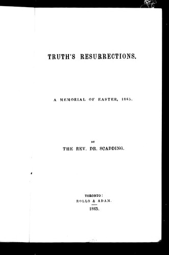 Truth'S Resurrections