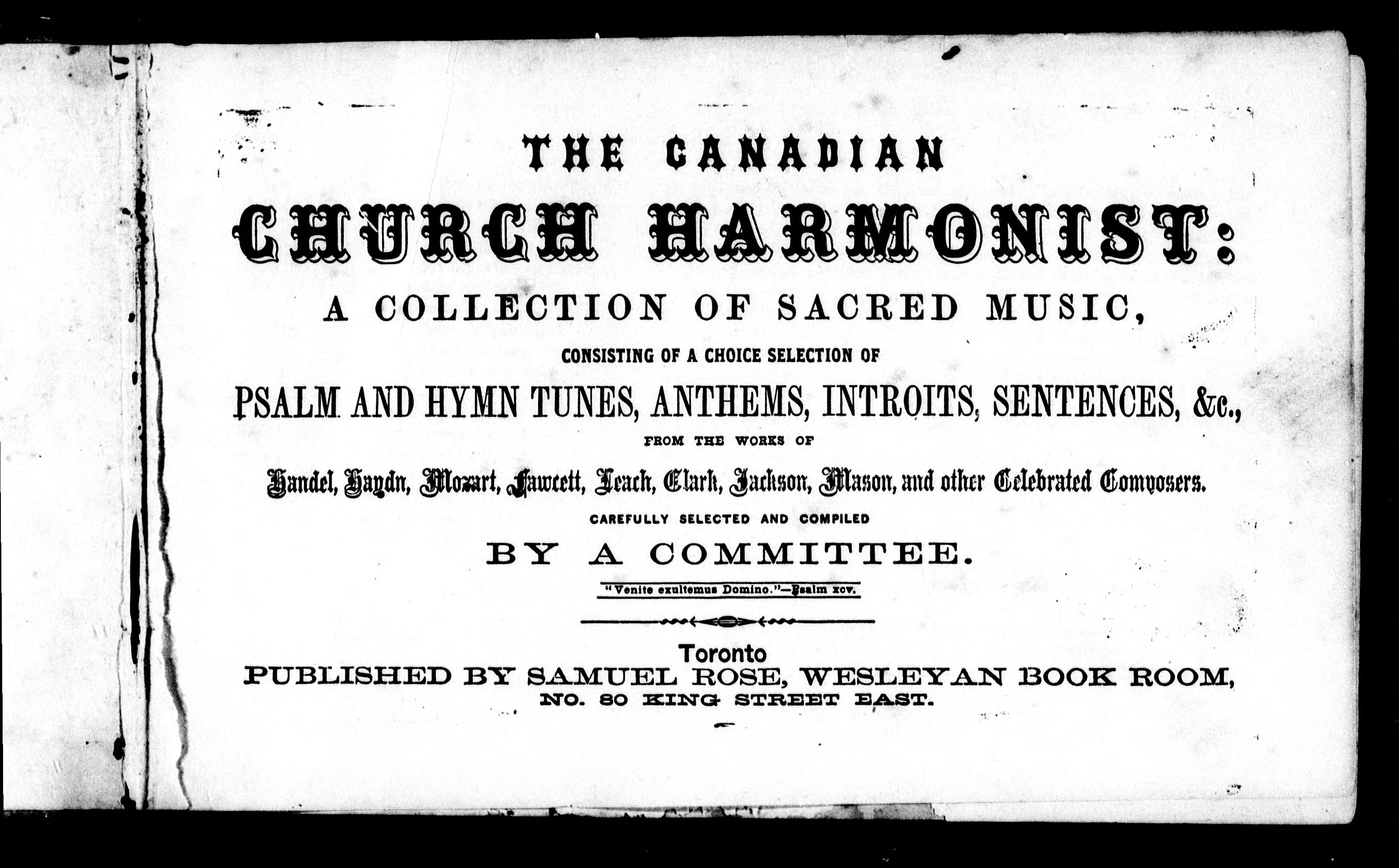 The Canadian Church Harmonist