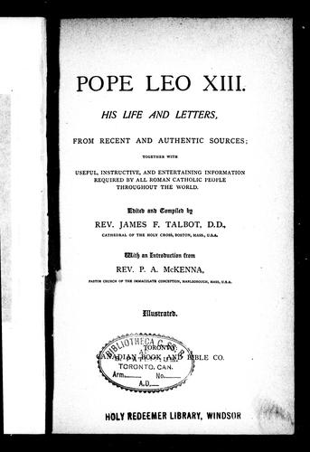 Pope Leo XIII