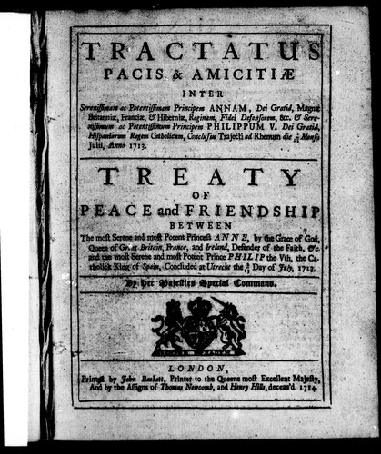 Tractatus Pacis & Amicitiæ