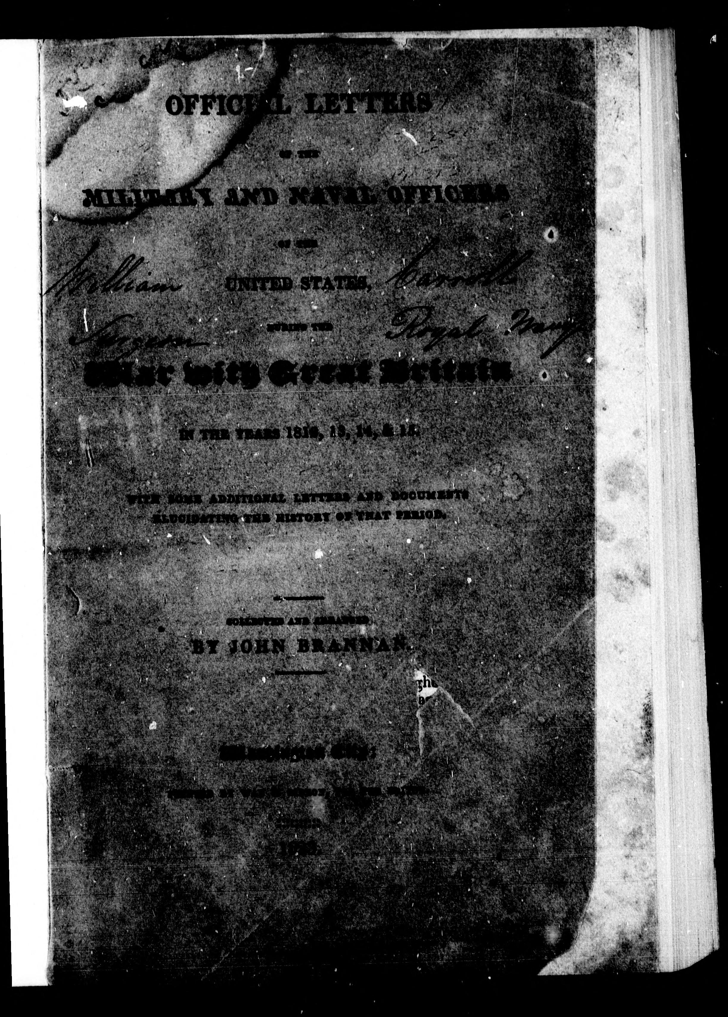 Official Letters of the Military and Naval Officers of the United States