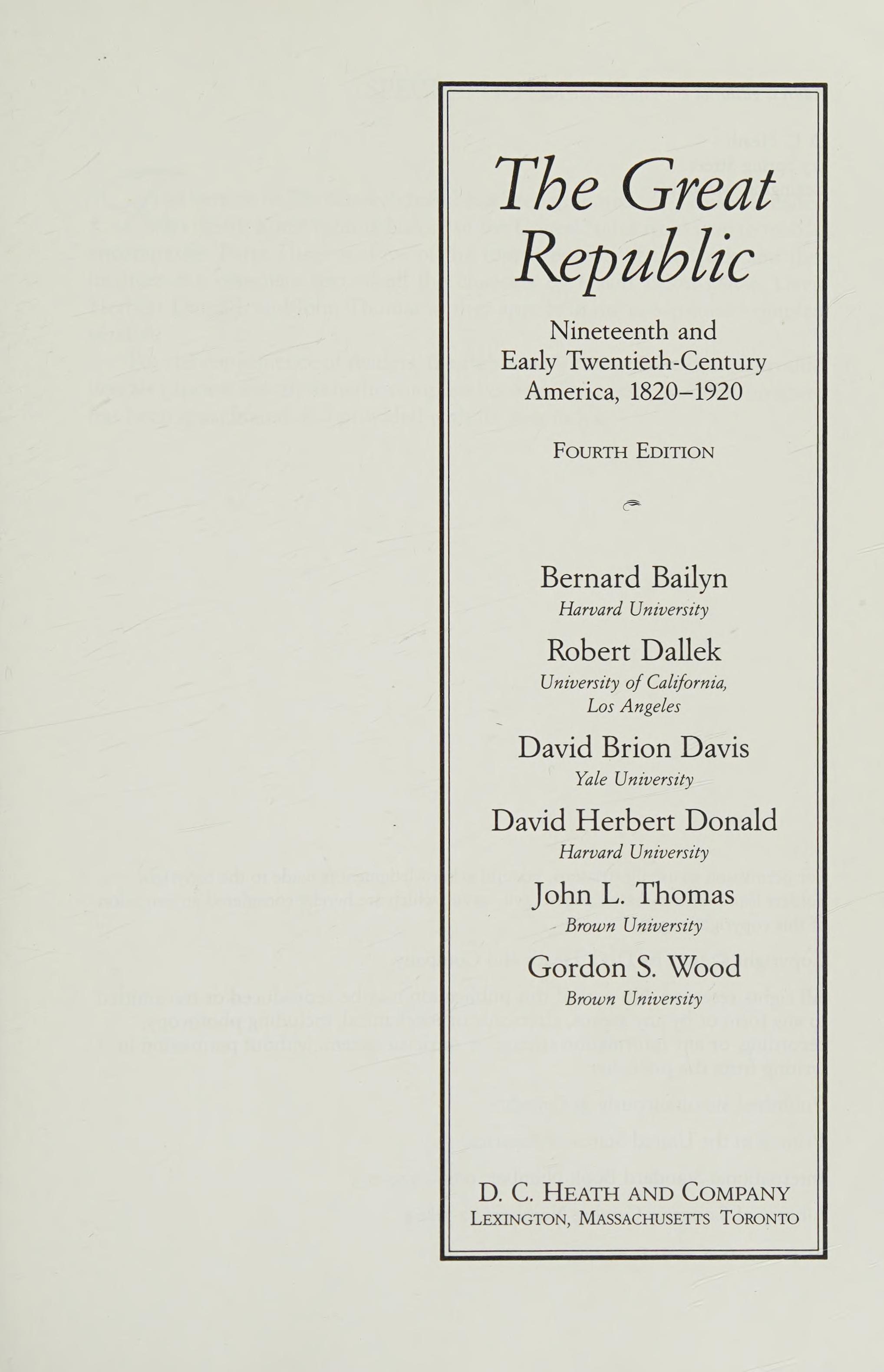 The Great Republic