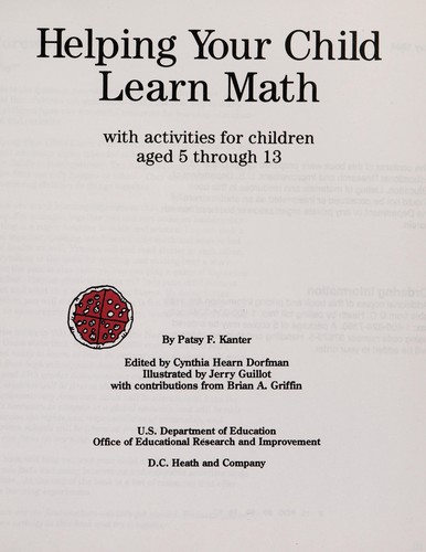 Helping Your Child Learn Math with Activities for Children Aged 5 Through 13
