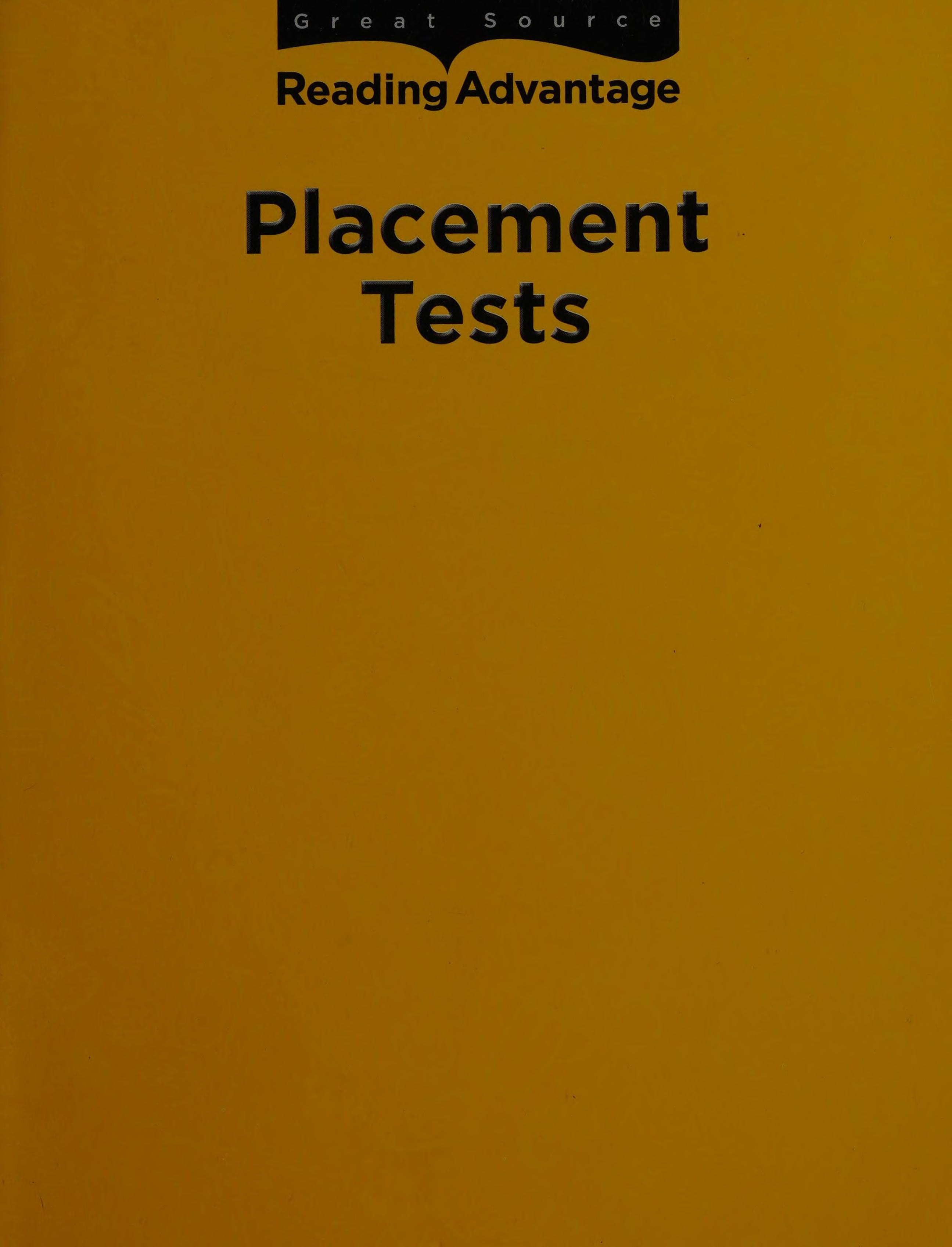 Great Source Reading Advantage