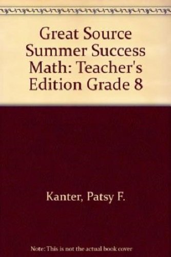 Great Source Summer Success Math