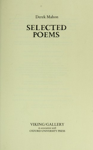 Selected Poems