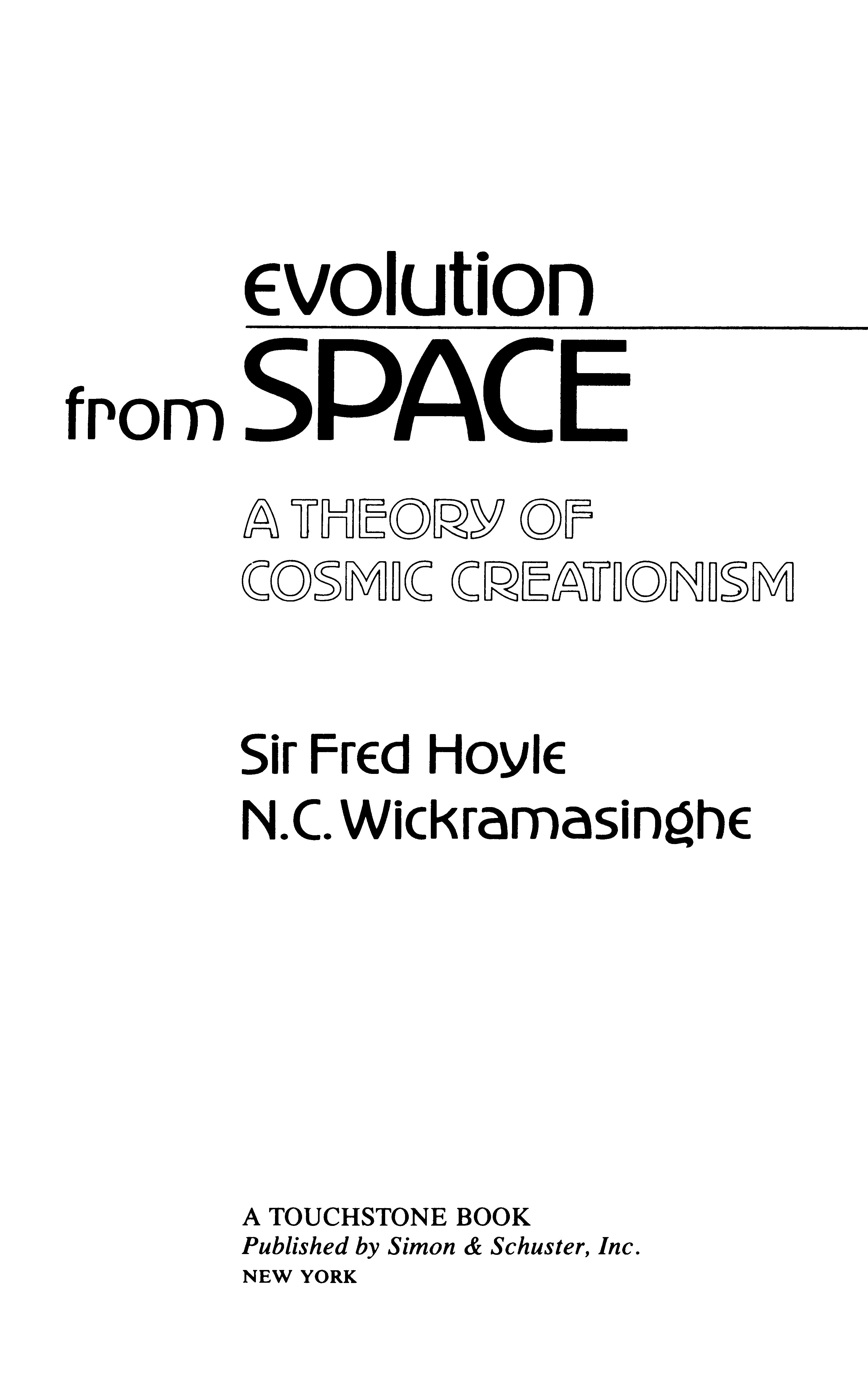 Evolution From Space