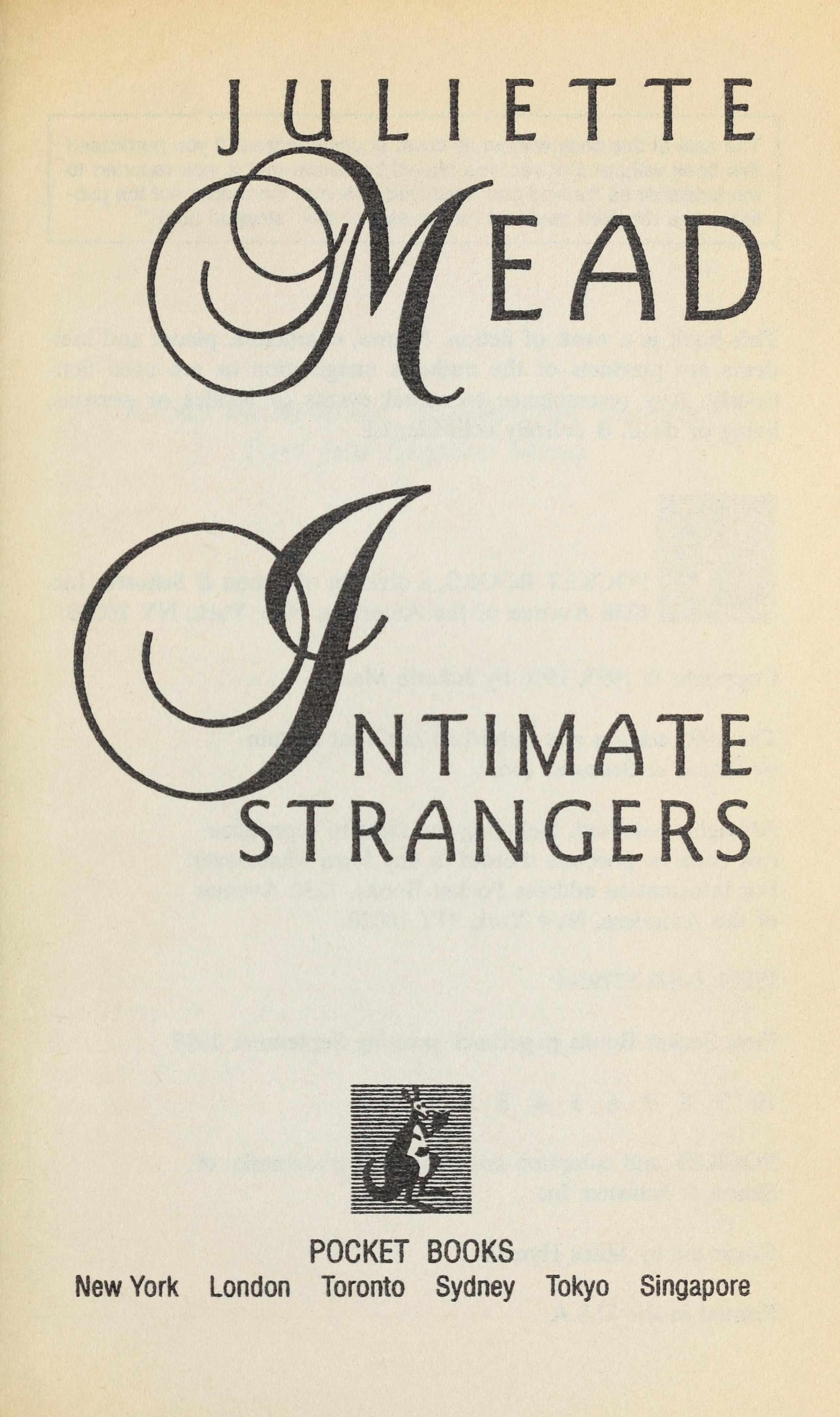 Intimate Strangers